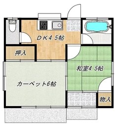 蓮田駅 バス16分  井沼西下車：停歩1分 1階の物件間取画像